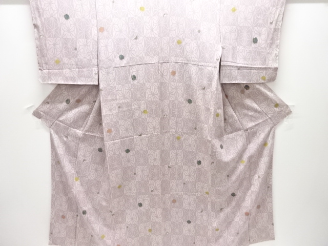 JAPANESE KIMONO / KOMON / UNUSED / ASANOHA